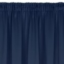 Eurofirany LOGAN blackout tipo temdanti naktinė užuolaida, 135 X 270 cm, juosta / tunelis / kabliukai, spalva: tamsiai mėlyna