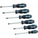 MAKITA Rinkinys WKRĘTAKÓW 6szt. (SL4,0 x 100 / SL5,5 x 100 / PH1 x 100 / PH2 x 100 / PZ1 x 80 / PZ2 x 100)