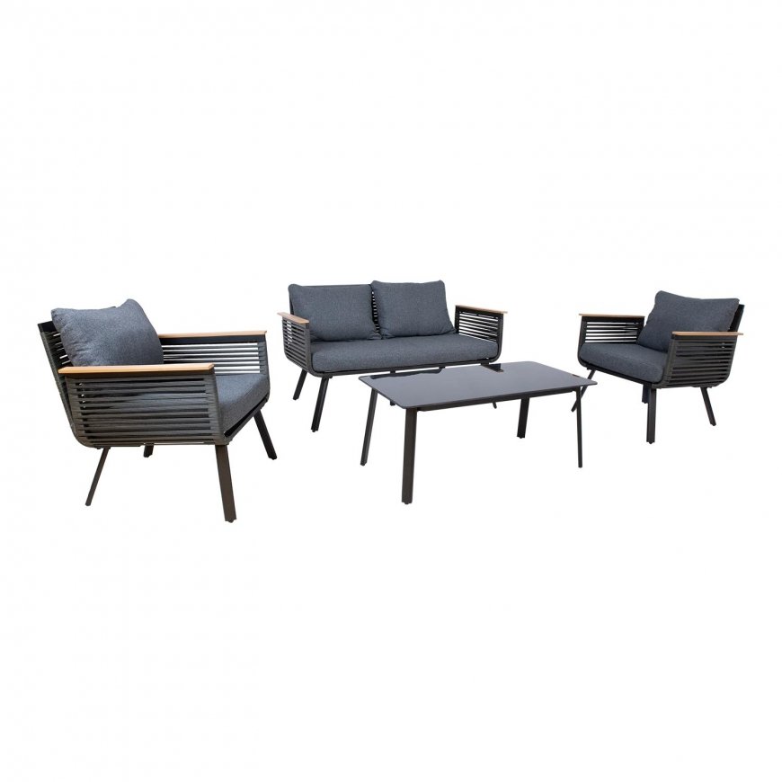 Garden furniture set MALAGA table, sofa and 2 chairs – 4