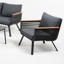 Garden furniture set MALAGA table, sofa and 2 chairs