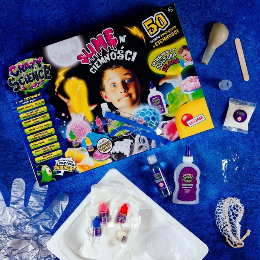 Lisciani Crazy Science – Slime tamsoje – 4