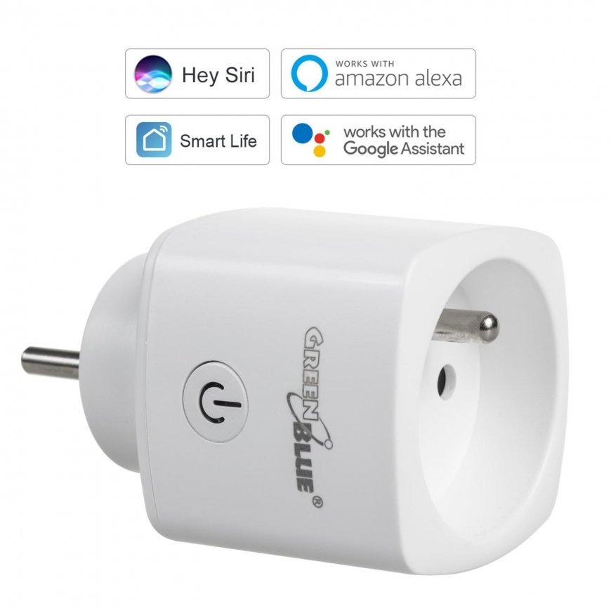 div class"int_ce_html"Remote GreenBlue WiFi socket, Android / iOS / Alexa / Google Home, energy consumption, timer, max 3680W, t – 4