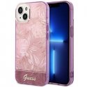 Guess GUHCP14MHGJGHP iPhone 14 Plus 6.7 Inch Pink/Pink Hard Case Jungle Collection Guess GUHCP14MHGJGHP iPhone 14 Plus 6.7 Inch Pink/Pink Hard Case Jungle Collection