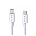 Devia Smart Series PD Cable skirta Tyep-C to Lightning (MFI) 18W baltas Devia Smart Series PD Cable skirta Tyep-C to Lightning (MFI) 18W baltas