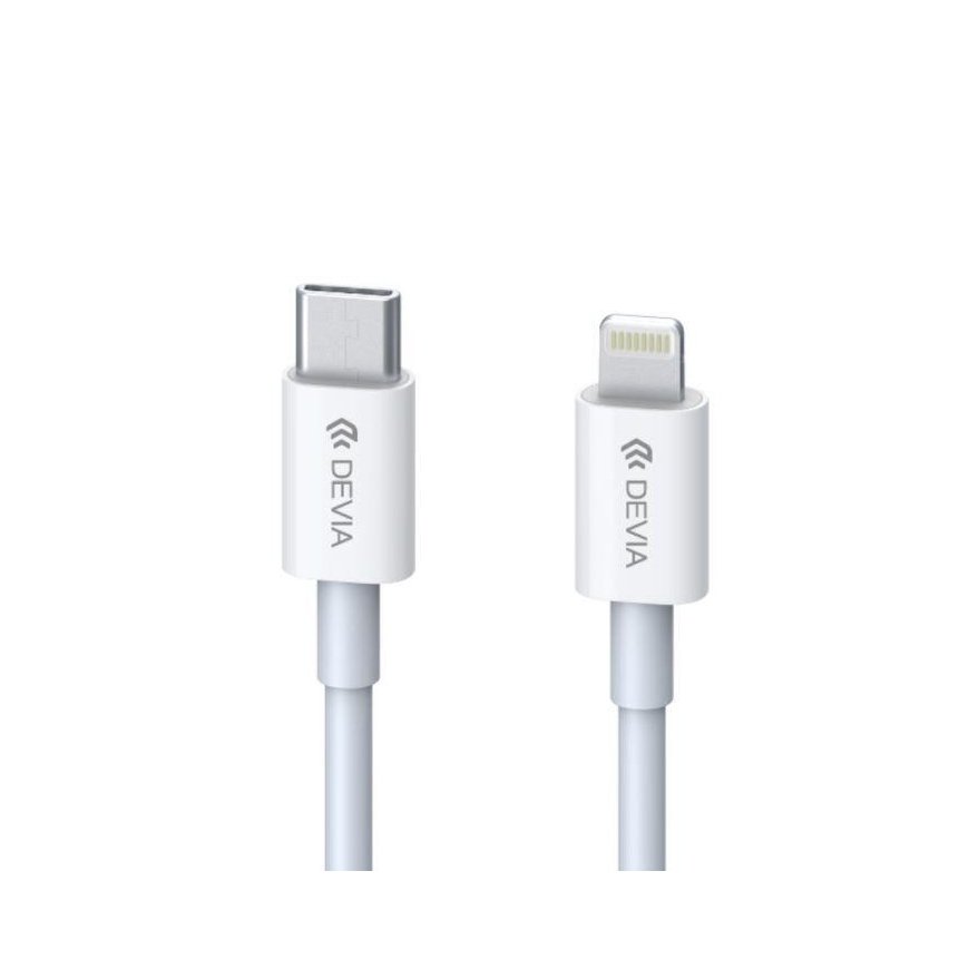 Devia Smart Series PD Cable skirta Tyep-C to Lightning (MFI) 18W baltas – 4