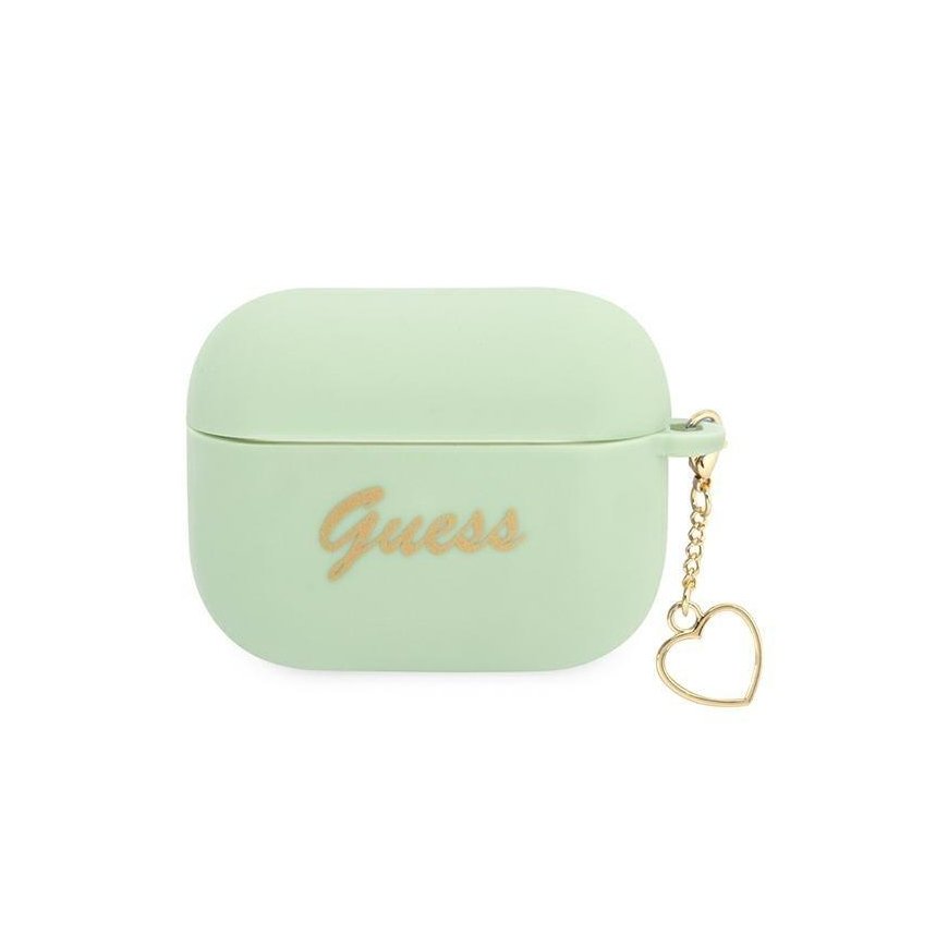 Guess Protective case silicone Charm Heart Collection for AirPods Pro green – 2