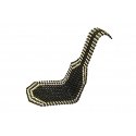 Carmotion Amio Chair mat beaded, long, dark