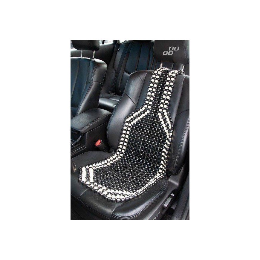 Carmotion Amio Mata na fotel koralikowa, długa, ciemna – 2