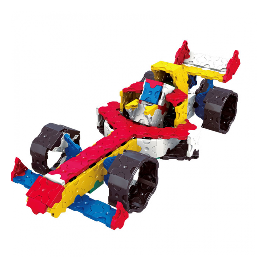 Japanese educational constructor "LaQ Basic401" - for constructing spatial models. 650 parts, 22 models – 5