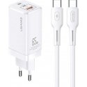 Usams MT 1x USB-A įkroviklis 2x USB-C 3 A (MTXLOGTC02)