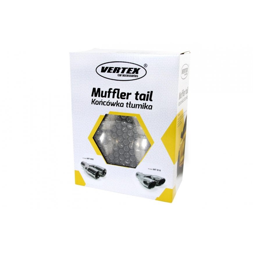 Stainless steel muffler tip amio mt 010 chrome – 2