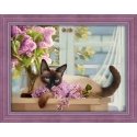 Beldizart Siamese lady 40x30 cm AZ-1688 Beldizart Siamese lady 40x30 cm AZ-1688