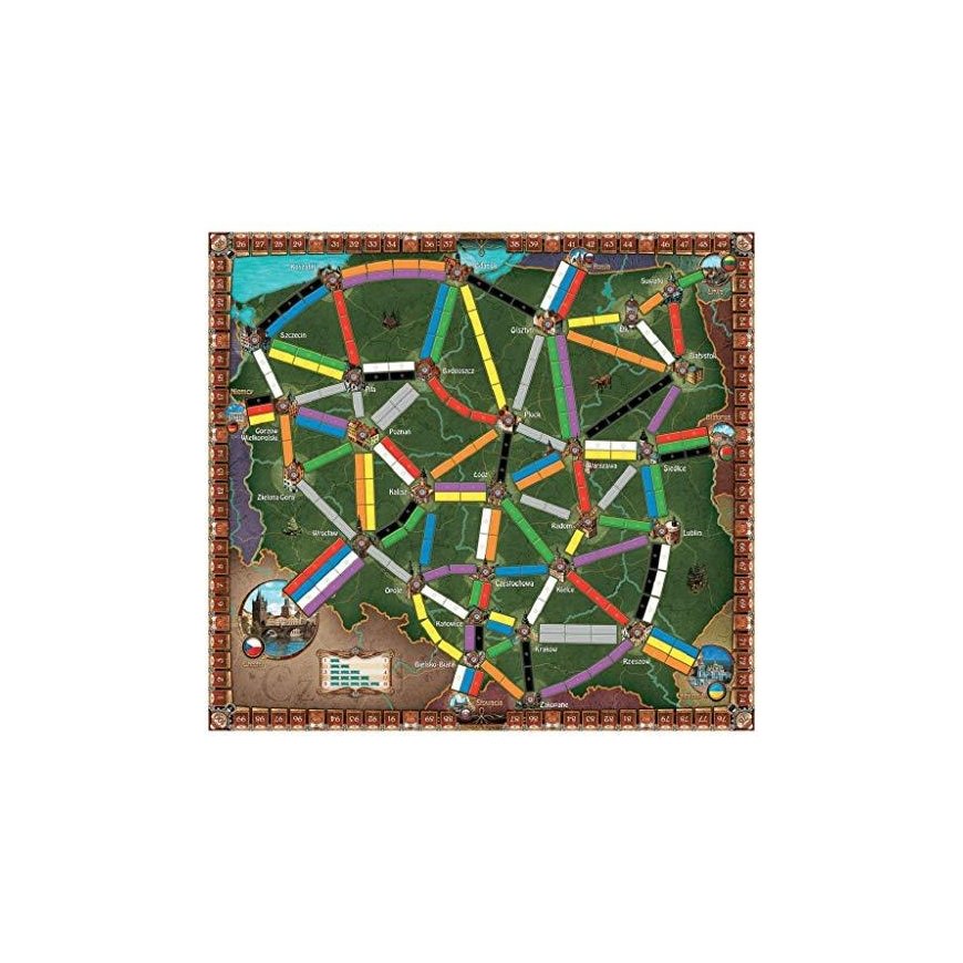 Rebel Board the Train Play Poland Map Set 6.5 – 3