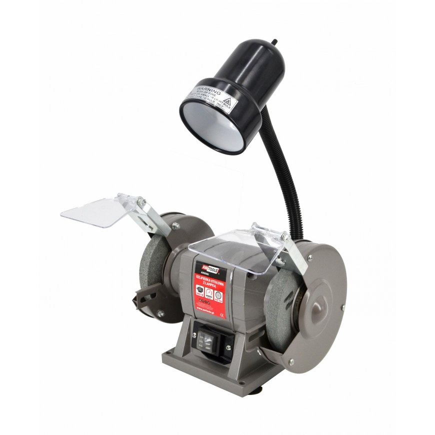 AW-Tools AWTOOLS BENCH GRINDER 125mm / 150W WITH LIGHT – 2