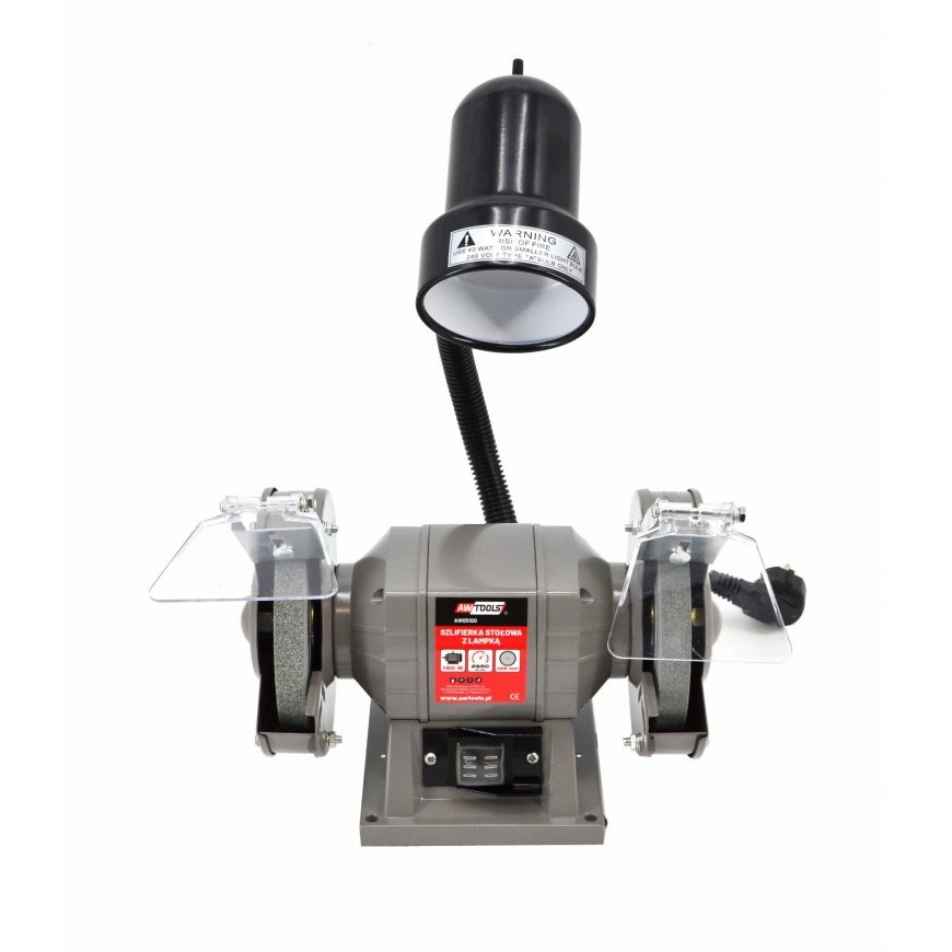 AW-Tools AWTOOLS BENCH GRINDER 125mm / 150W WITH LIGHT – 3