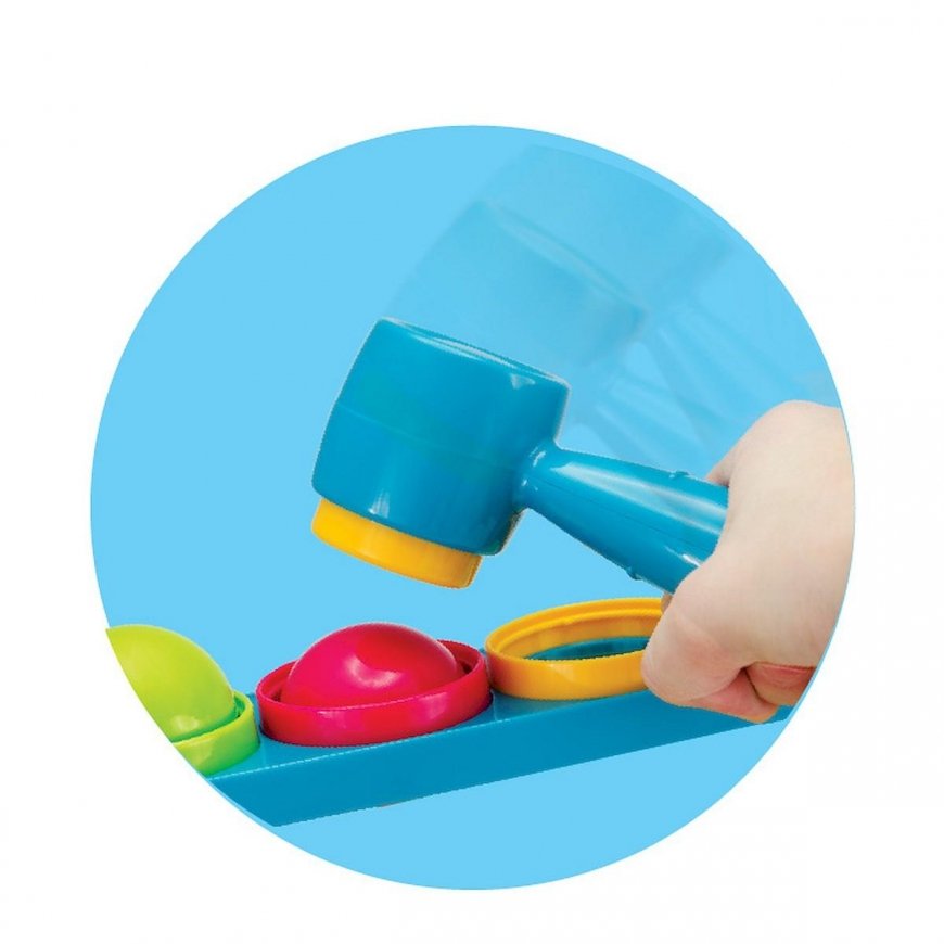Smily Play Slidinėjimas kamuoliukams ir plaktukui – 3
