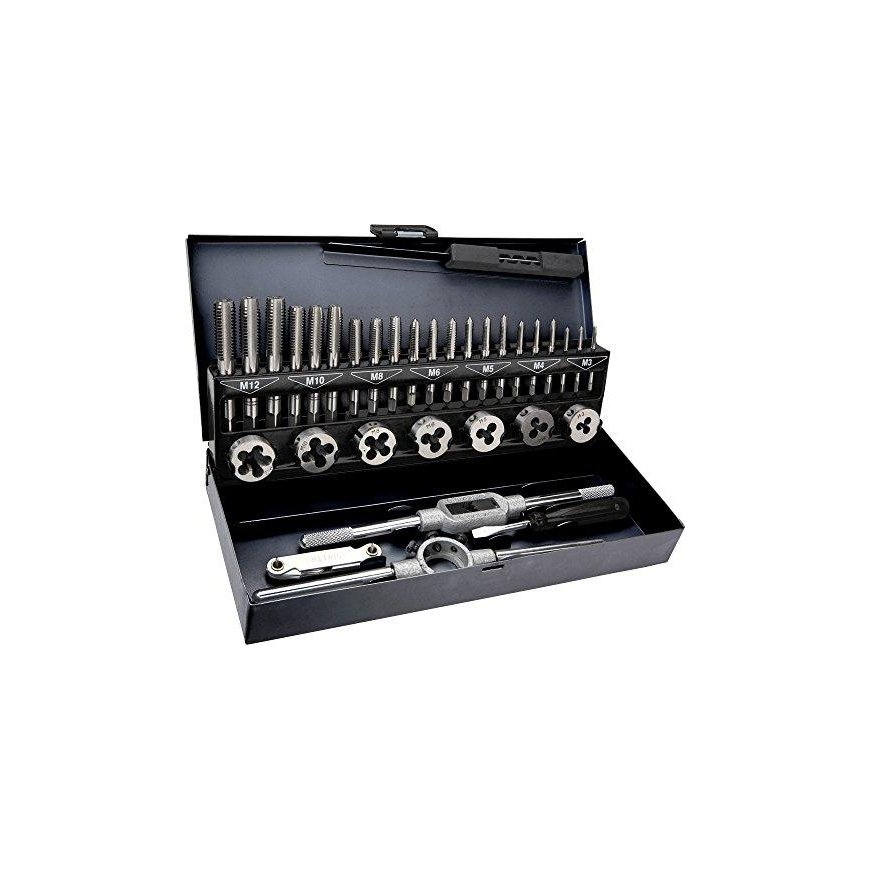 Topex tap and die set 32 pcs. (14A426) – 2