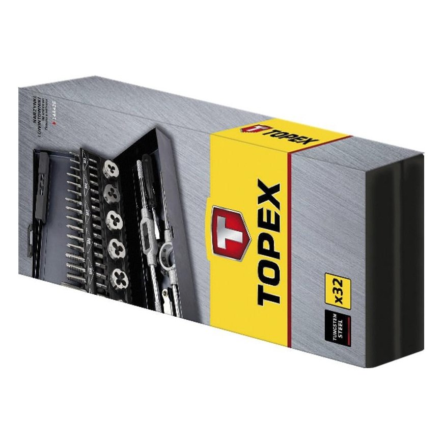 Topex tap and die set 32 pcs. (14A426) – 4