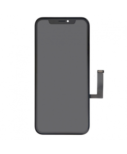 HQ A + analoginis LCD OLED jutiklinio ekrano skydelis, skirtas Apple iPhone XR, visas komplektas juodas