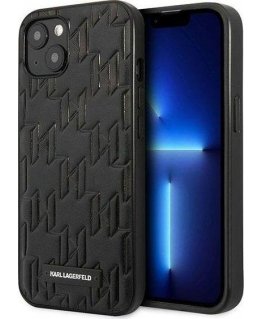 Dėklas Karl Lagerfeld KLHCP13SMNMP1K iPhone 13 mini 5,4 colių kieto dėklo juoda / juoda monograminė plokštelė
