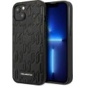 Dėklas Karl Lagerfeld KLHCP13SMNMP1K iPhone 13 mini 5,4 colių kieto dėklo juoda / juoda monograminė plokštelė Dėklas Karl Lagerfeld KLHCP13SMNMP1K iPhone 13 mini 5,4 colių kieto dėklo juoda / juoda monograminė plokštelė