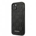 Case Karl Lagerfeld KLHCP13SMNMP1K iPhone 13 mini 5.4 inch Hard Case Black / Black Monogram Plate Case Karl Lagerfeld KLHCP13SMNMP1K iPhone 13 mini 5.4 inch Hard Case Black / Black Monogram Plate