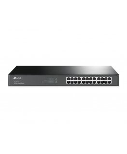 TP-Link TL-SG1024 verkkokytkin Hallitsematon L2 Gigabit Ethernet (10/100/1000) Musta