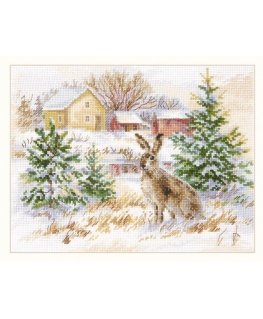 Beldizart Winter Day. Brown Hare S1-31