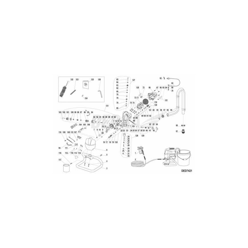 Dedra Nominal pressure regulator kpl.