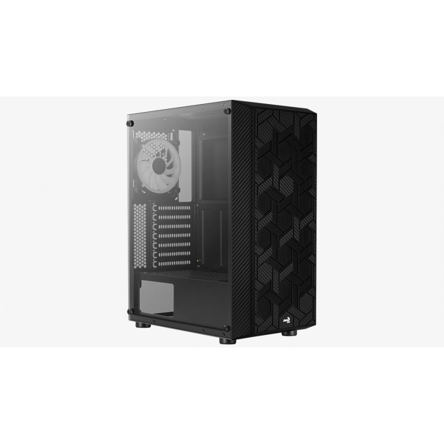 Aerocool Hive-G-BK-v3 „Midi Tower“ Juoda – 2