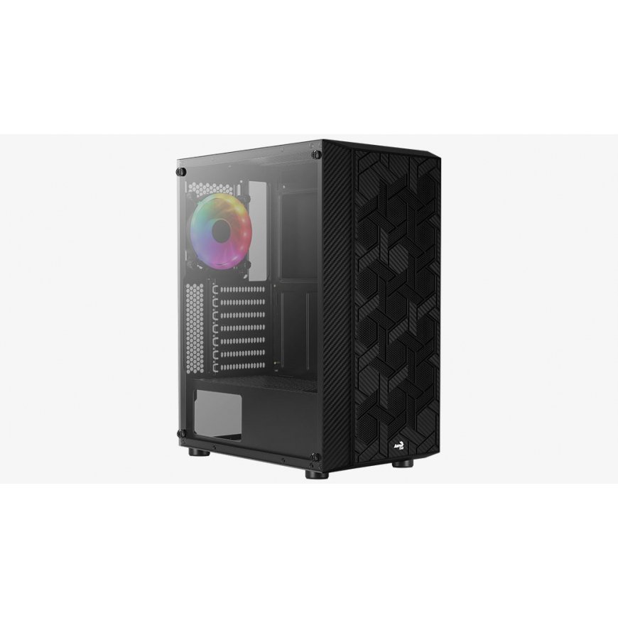 Aerocool Hive-G-BK-v3 Midi Tower Musta – 4