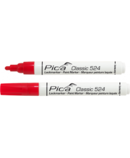 Pica Lack-/Industriemarker 2-4mm Rundspitze, rot