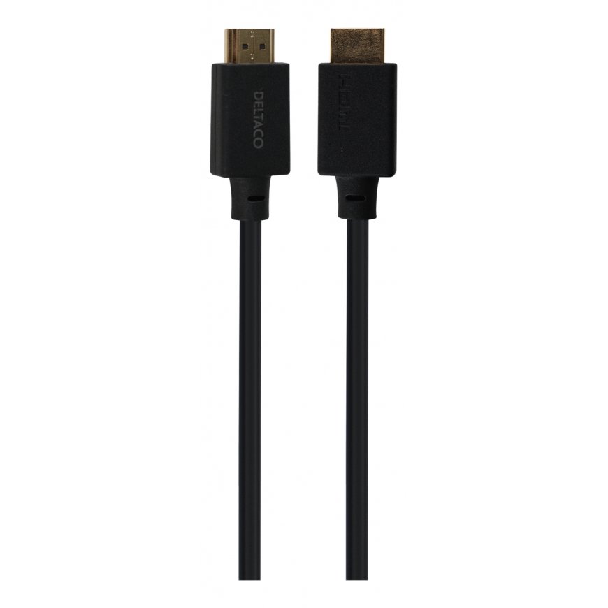 Deltaco HU-40-LSZH HDMI kabelis 4 m HDMI A tipo (standartinis) Juoda – 2