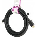 Deltaco HU-40-LSZH HDMI kabelis 4 m HDMI Type A (Standard) Melns