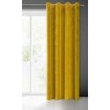 Soft and shiny velvet night curtain Eurofirany SAMANTA 140X250 cm, loops/rings, color: mustard Soft and shiny velvet night curtain Eurofirany SAMANTA 140X250 cm, loops/rings, color: mustard