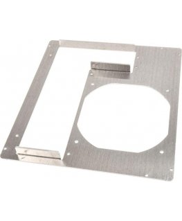 Dimastech Mini-ITX užpakalinis korpusas, 2 lizdai, Srebrna (S0026RW)