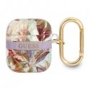 Guess Flower Strap Collection Protective Case for AirPods, Purple Guess Flower Strap Collection Protective Case for AirPods, Purple