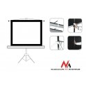 Projekcijas ekrāns ar 200x200 statīviem Maclean MC-680 Projekcijas ekrāns ar 200x200 statīviem Maclean MC-680