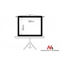 Projection Screen With 200x200 Tripods Maclean MC-680 Projection Screen With 200x200 Tripods Maclean MC-680