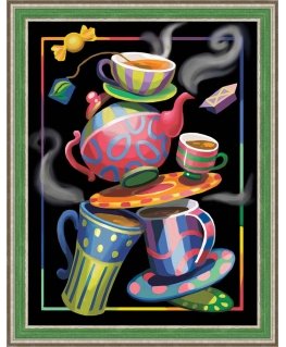 Beldizart Diamond painting set Tea Fantasy 30х40 cm AZ-1581