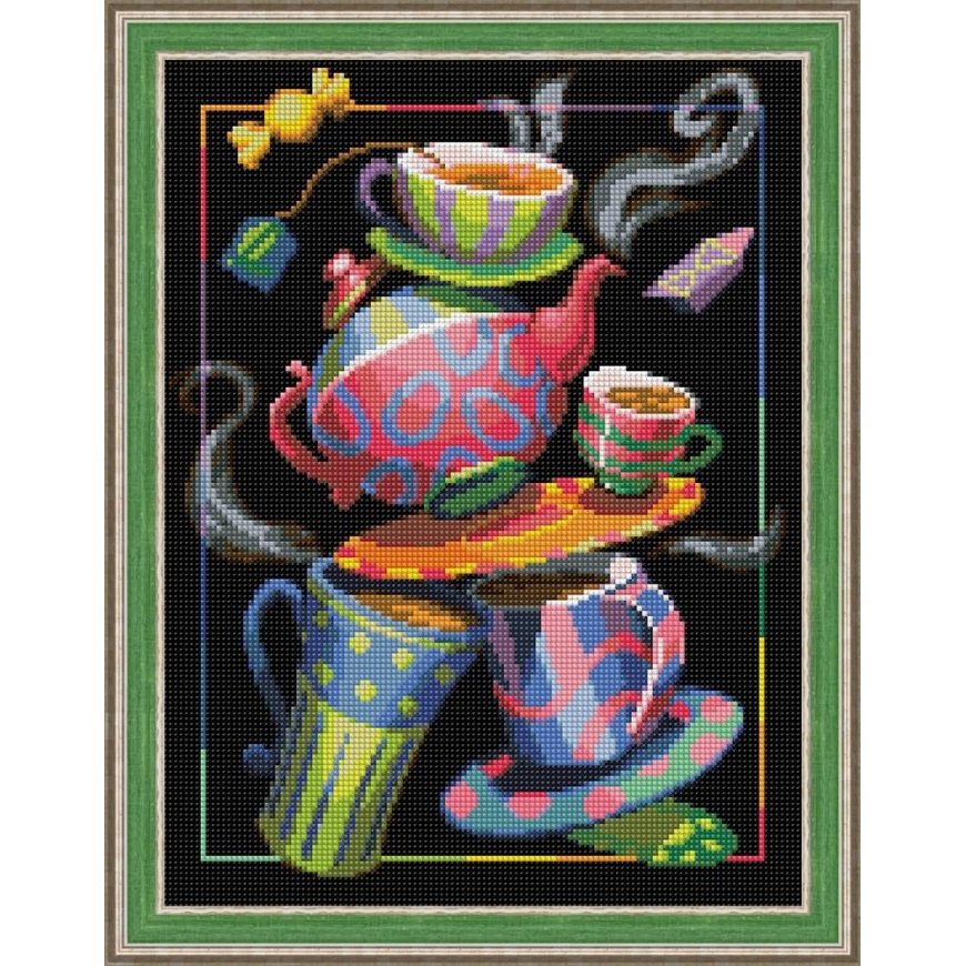 Beldizart Diamond painting set Tea Fantasy 30х40 cm AZ-1581 – 2