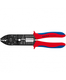 Universalios laido antgalių užspaudimo replės 0,5 - 6,0mm2, Knipex