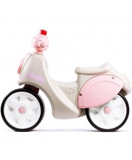 Falk Ride Scooter Strada Retro mergaitėms. Tylios padangos nuo 1 metų