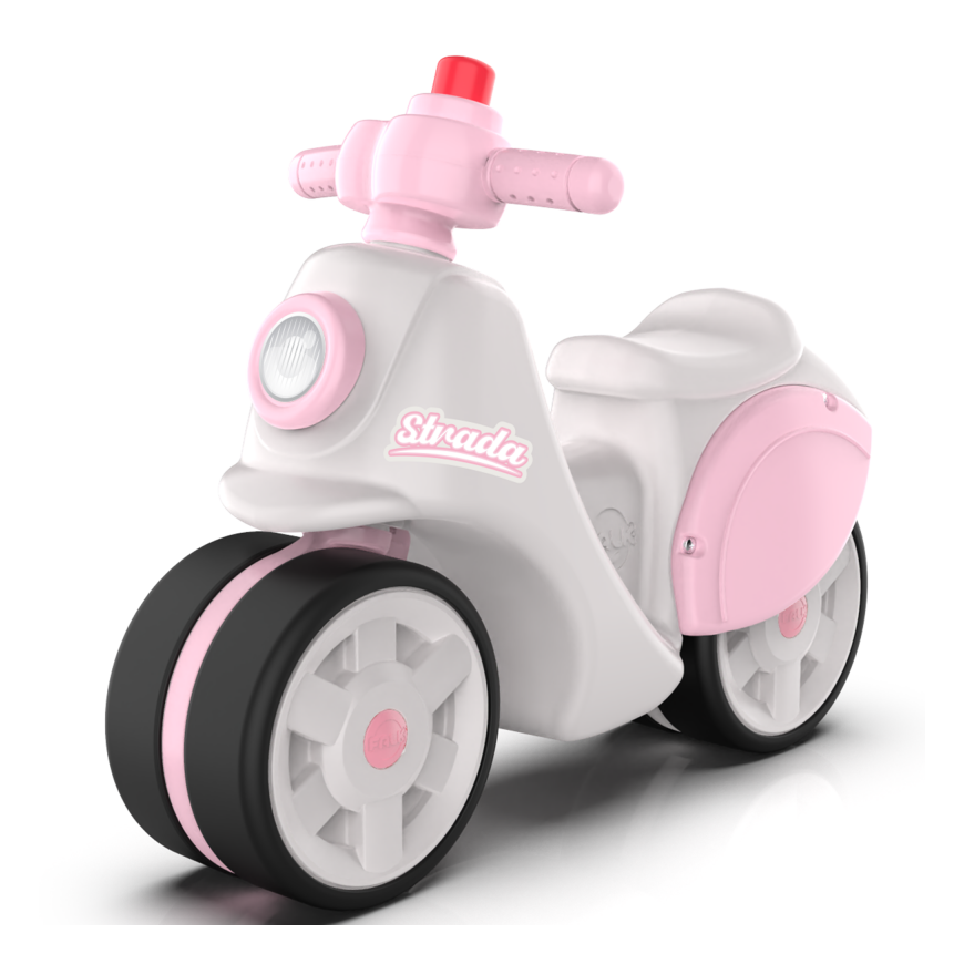 Falk Ride Scooter Strada Retro mergaitėms. Tylios padangos nuo 1 metų – 3
