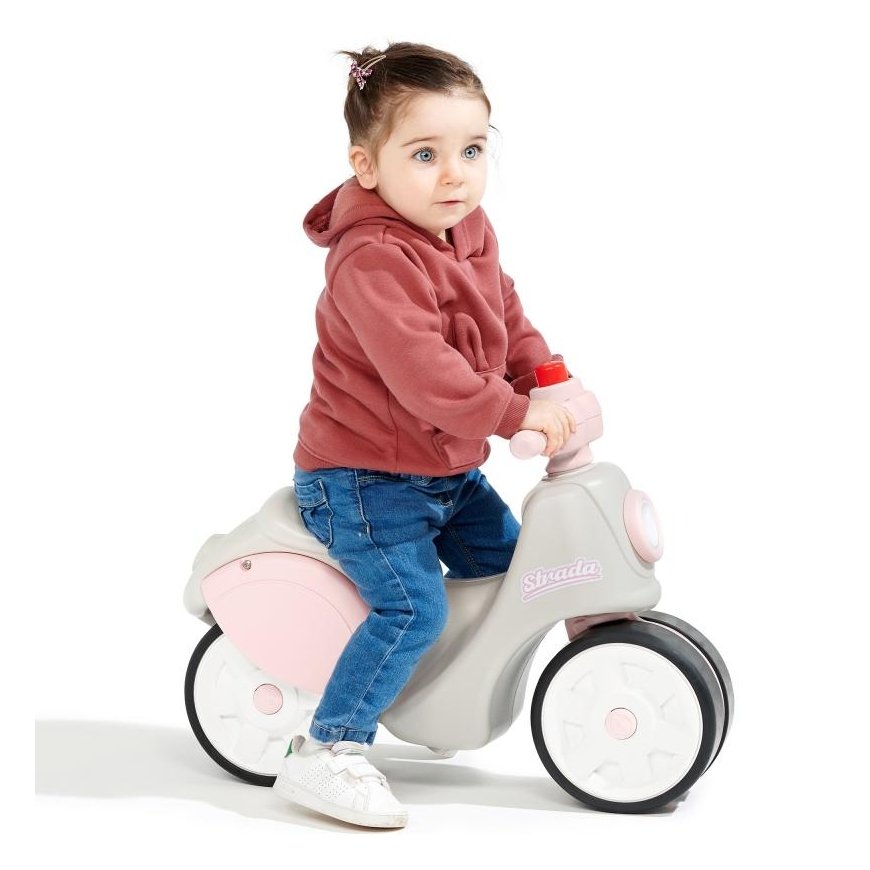 Falk Ride Scooter Strada Retro for Girls. Quiet tires from 1 year – 4