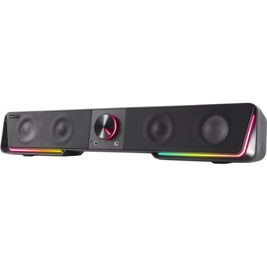 Home theater system Speedlink GRAVITY RGB Stereo Soundbar - black – 4