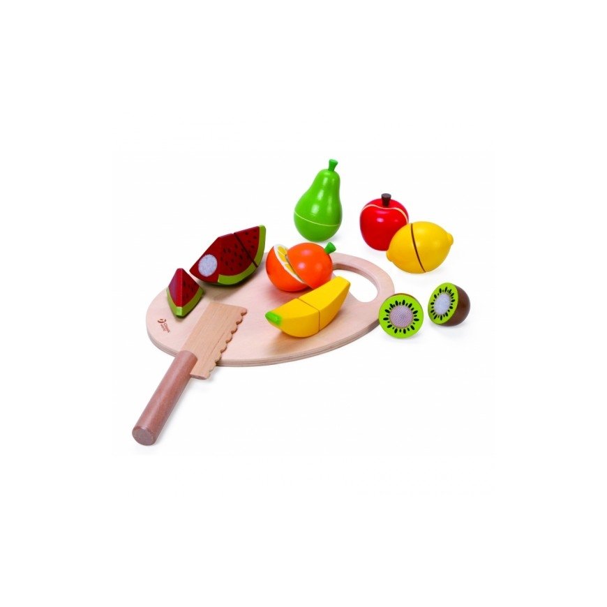 CLASSIC WORLD wooden fruit cutting set