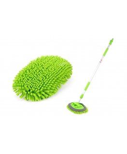 Amio Telescopic brush with microfiber, 98-168cm flow