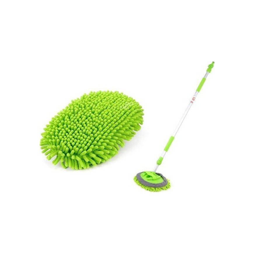 Amio Telescopic brush with microfiber, 98-168cm flow – 2