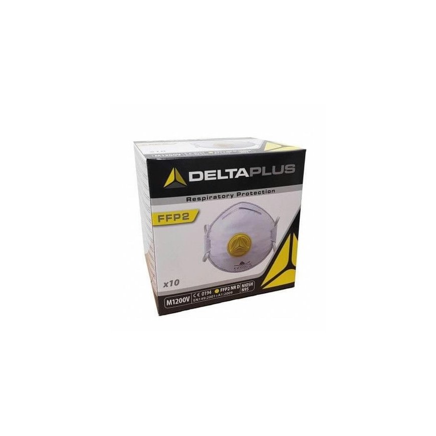 Respiraator, FFP2, klapiga M1200V ( 10 tk-i pakis ), Delta Plus